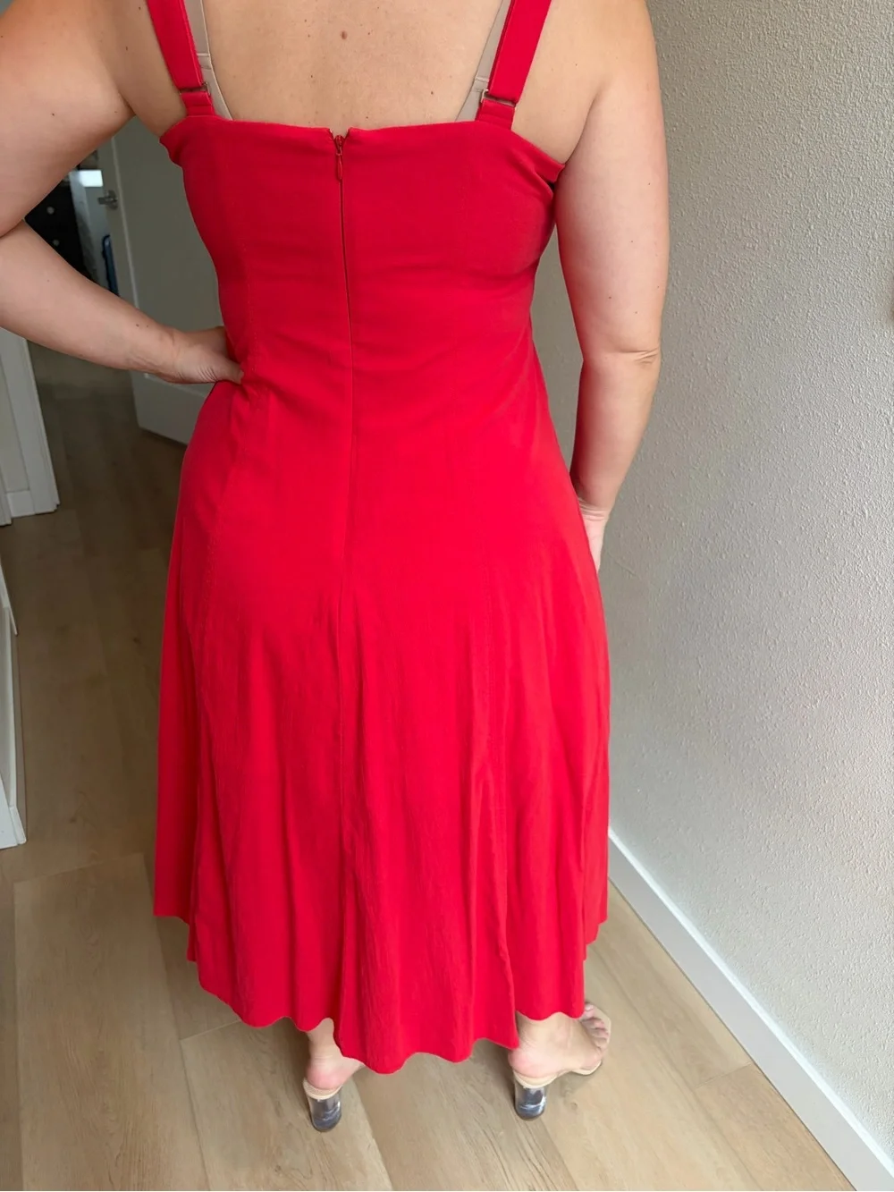Abercrombie & Fitch Red Maxi Dress